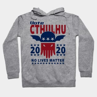 VOTE CTHULHU 2020 - CTHULHU AND LOVECRAFT Hoodie